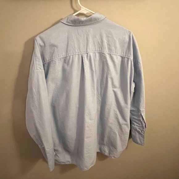 Everlane The Boxy Oxford Button Down Shirt in Light Blue - NWOT - Size Large - Picture 5 of 8